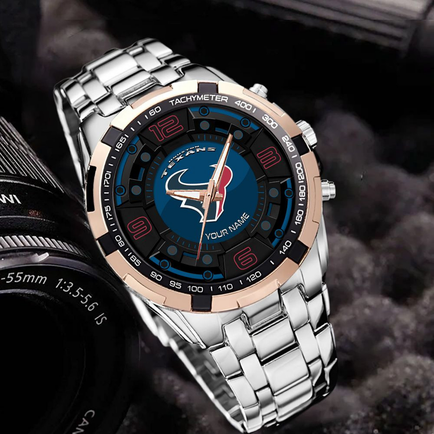 HOU x NFL Stainless Steel Watch DatND DVT