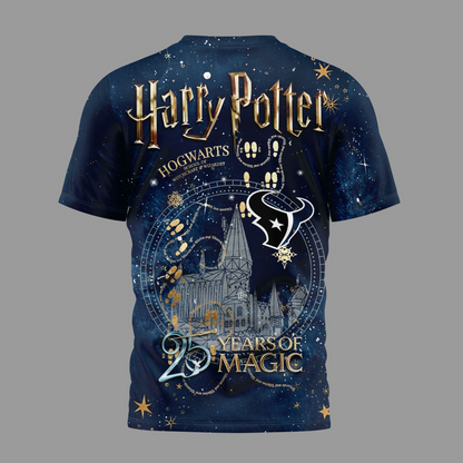 HT Premium NFL Harry Potter 25 Years Of Magic 3D Shirt DDT CTND