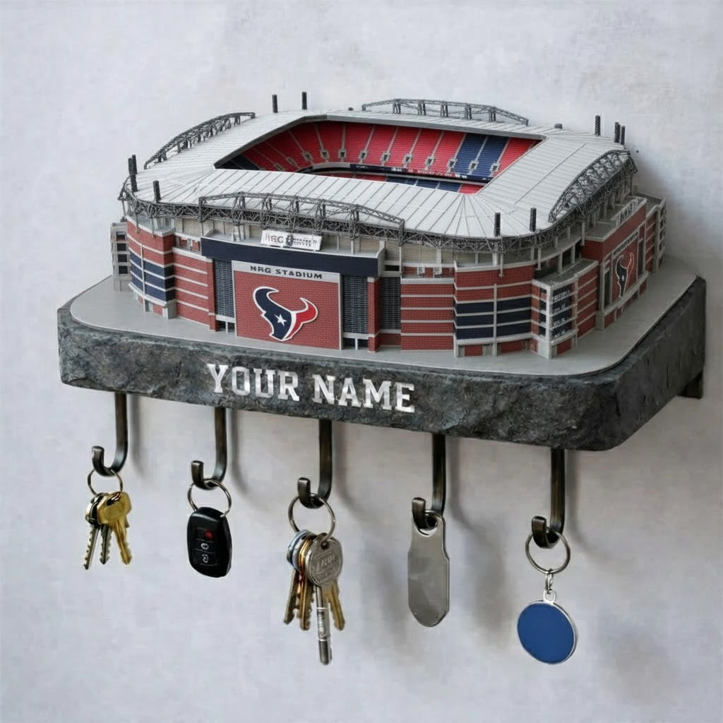 HT Stadium Premium NFL Wood Key Hanger DDT NHM