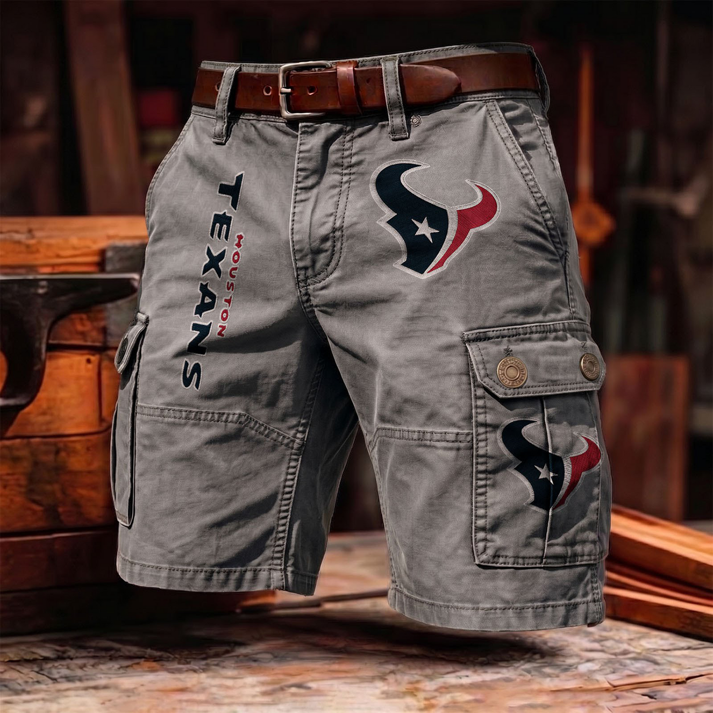 HT x NFL Men's cotton cargo shorts 80526 LBN