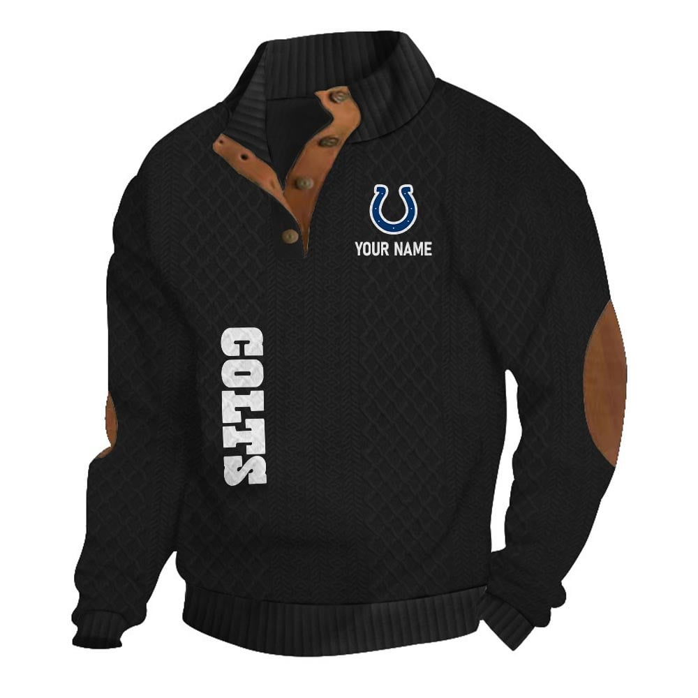 IC NFL Basic Knitted Stand Collar Sweatshirt DDT CTND