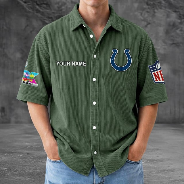 IC x NFL Men Seersucker Button Shirt DDT NTL