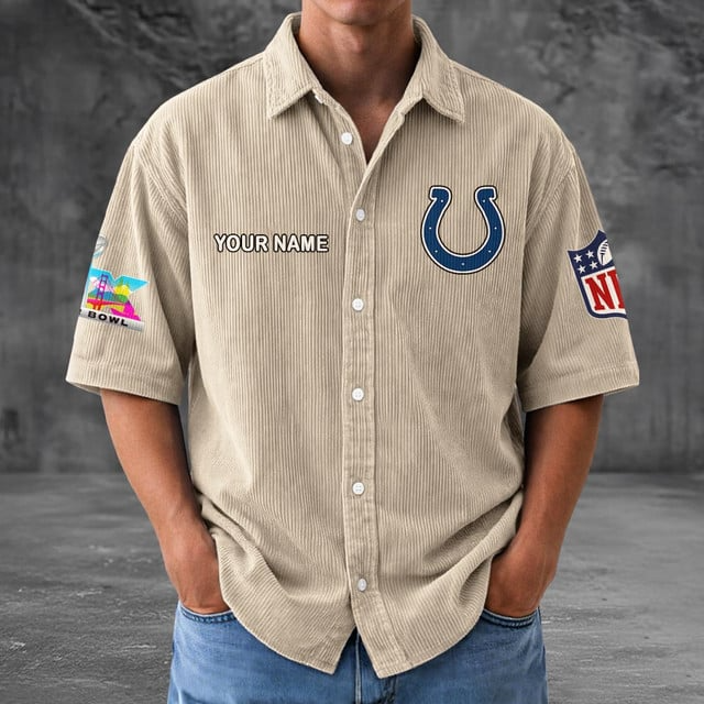 IC x NFL Men Seersucker Button Shirt DDT NTL
