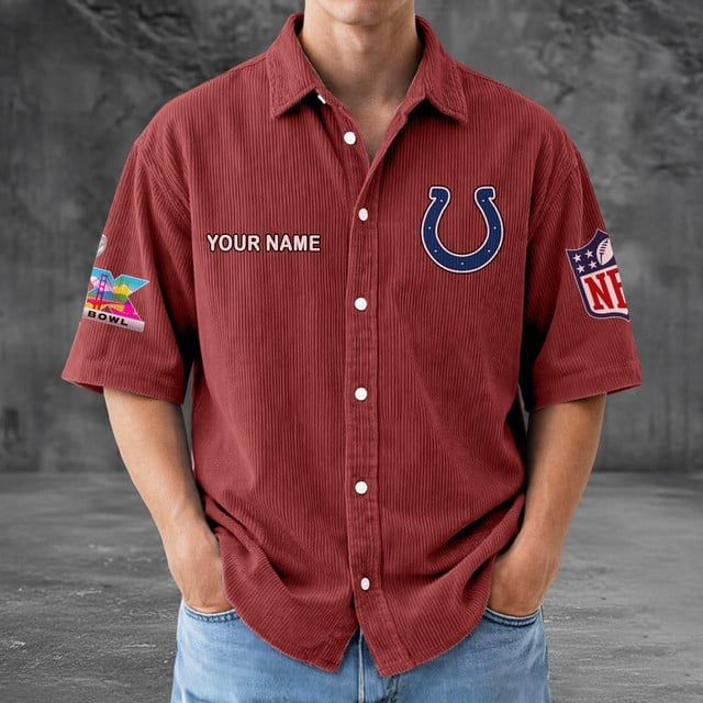 IC x NFL Men Seersucker Button Shirt DDT NTL