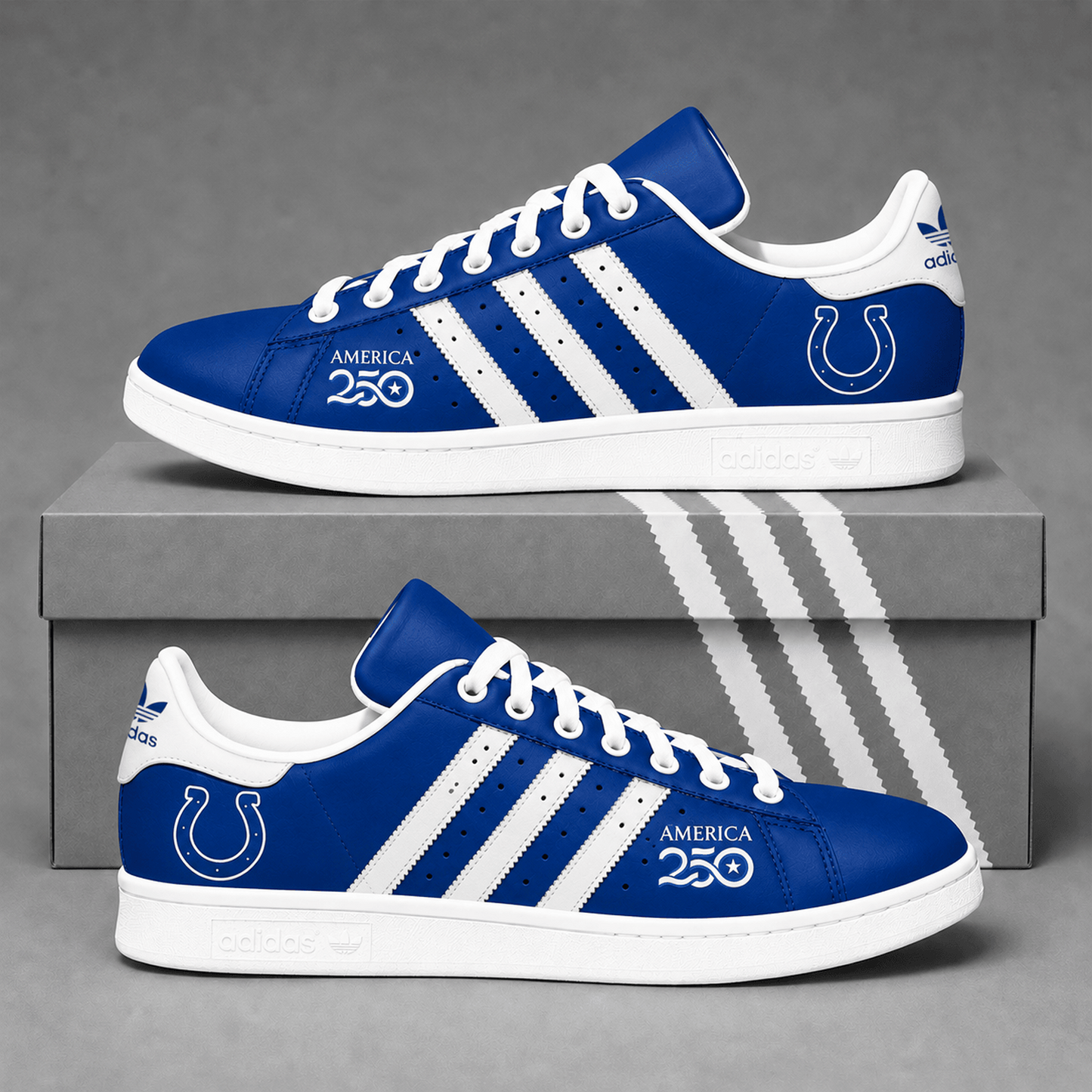 IND x NFL Premium America 250 Team Pride Superstar Sneakers   150626