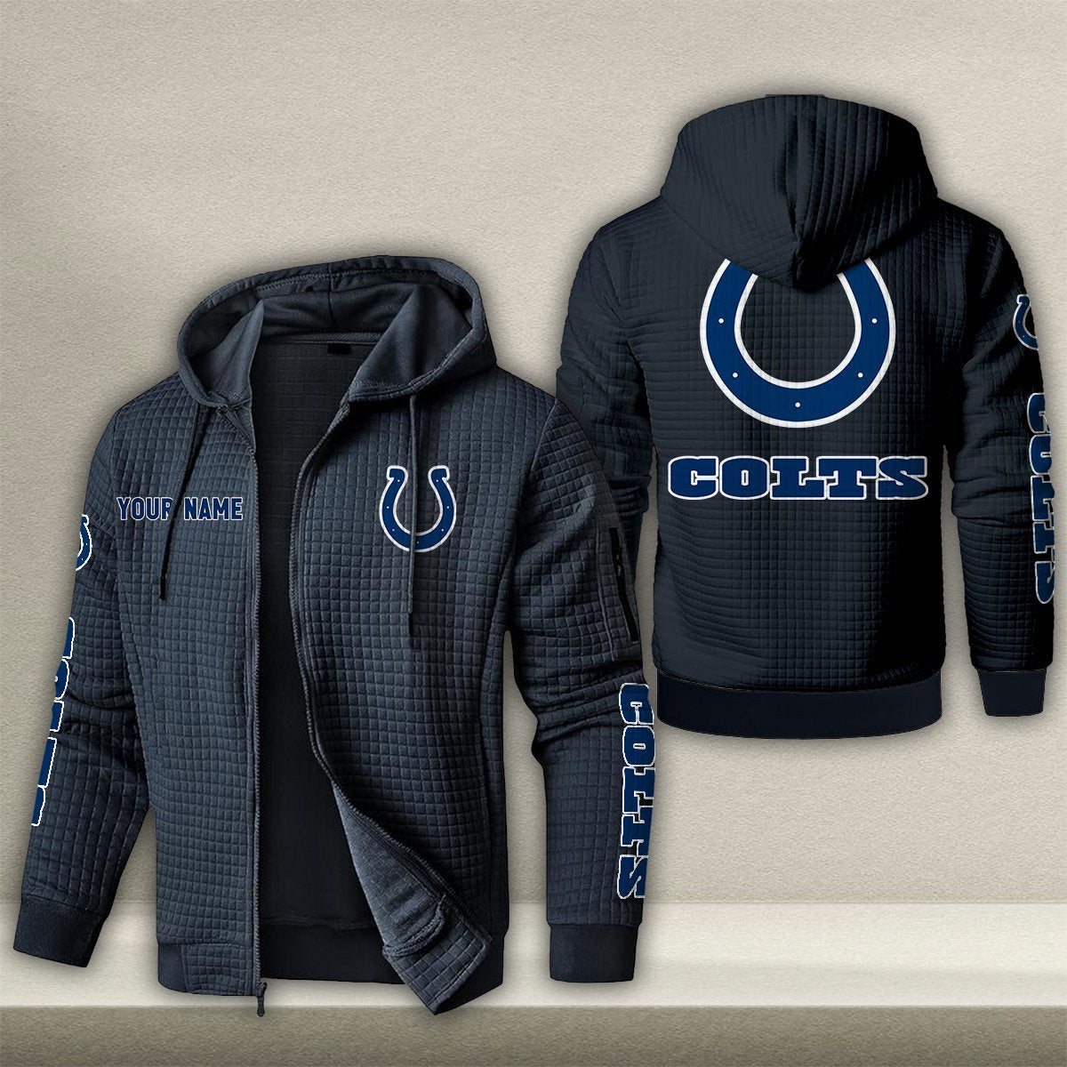 IND x NFL Quilted Zip Hoodie DatND DVT
