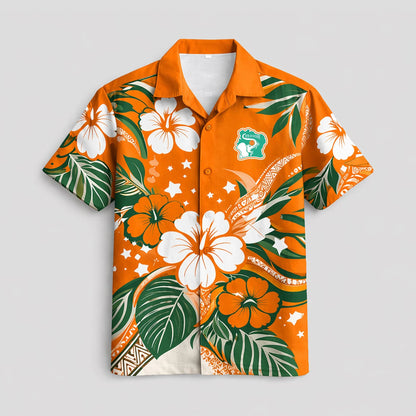 Ivory Coast  World Cup 2026 Floral Hawaiian Shirt PVT02 DATND LBN 90526