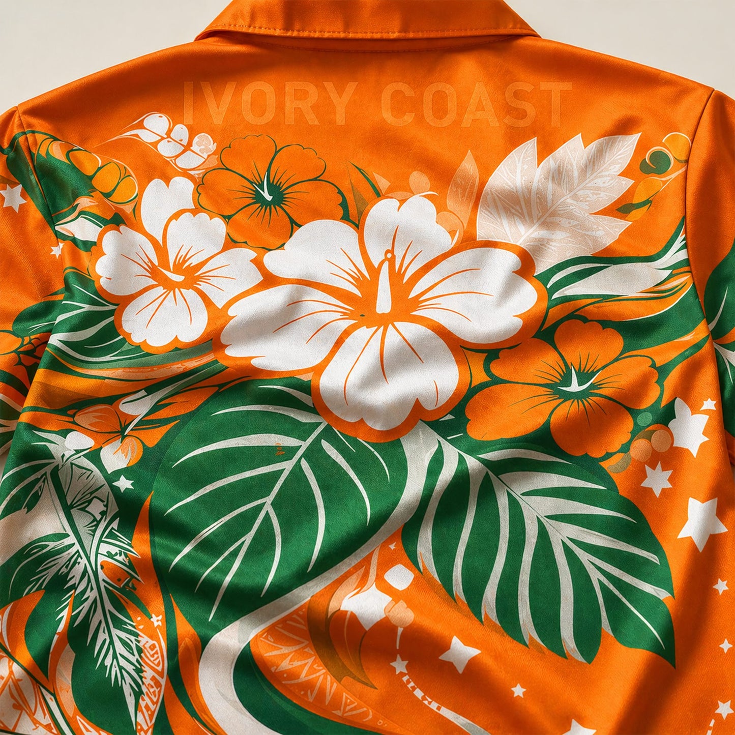 Ivory Coast  World Cup 2026 Floral Hawaiian Shirt PVT02 DATND LBN 90526