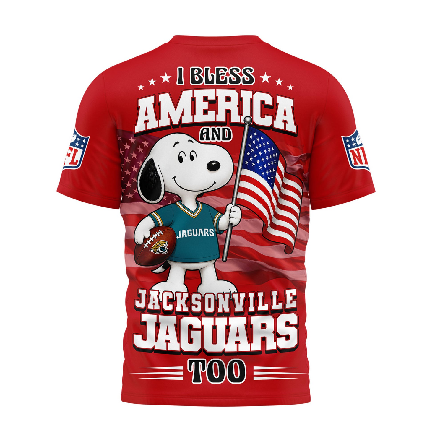JAC Premium NFL Snoopy America 250 3D Shirt 1706
