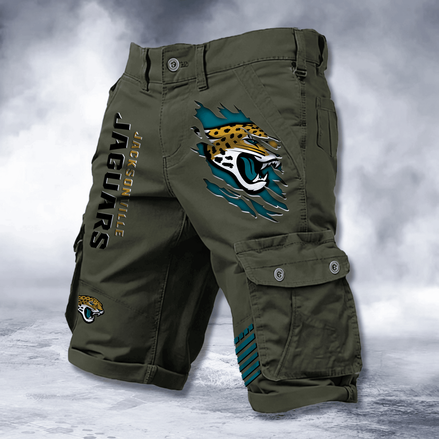JAX x NFL Cotton Cargo Shorts DATND TANTD 2705