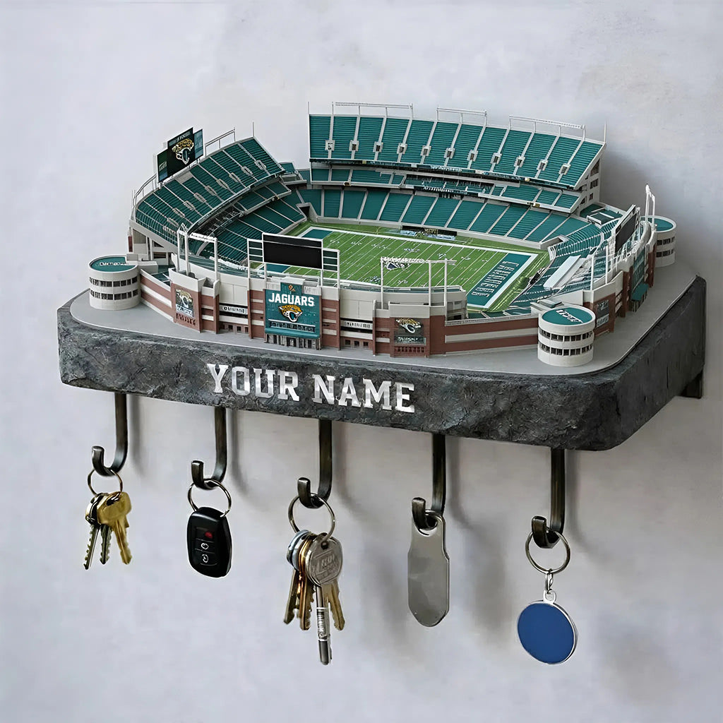 JJ Stadium Premium NFL Wood Key Hanger DDT NHM