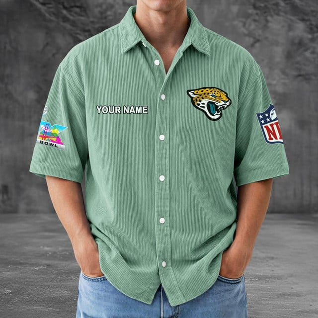 JJ x NFL Men Seersucker Button Shirt DDT NTL