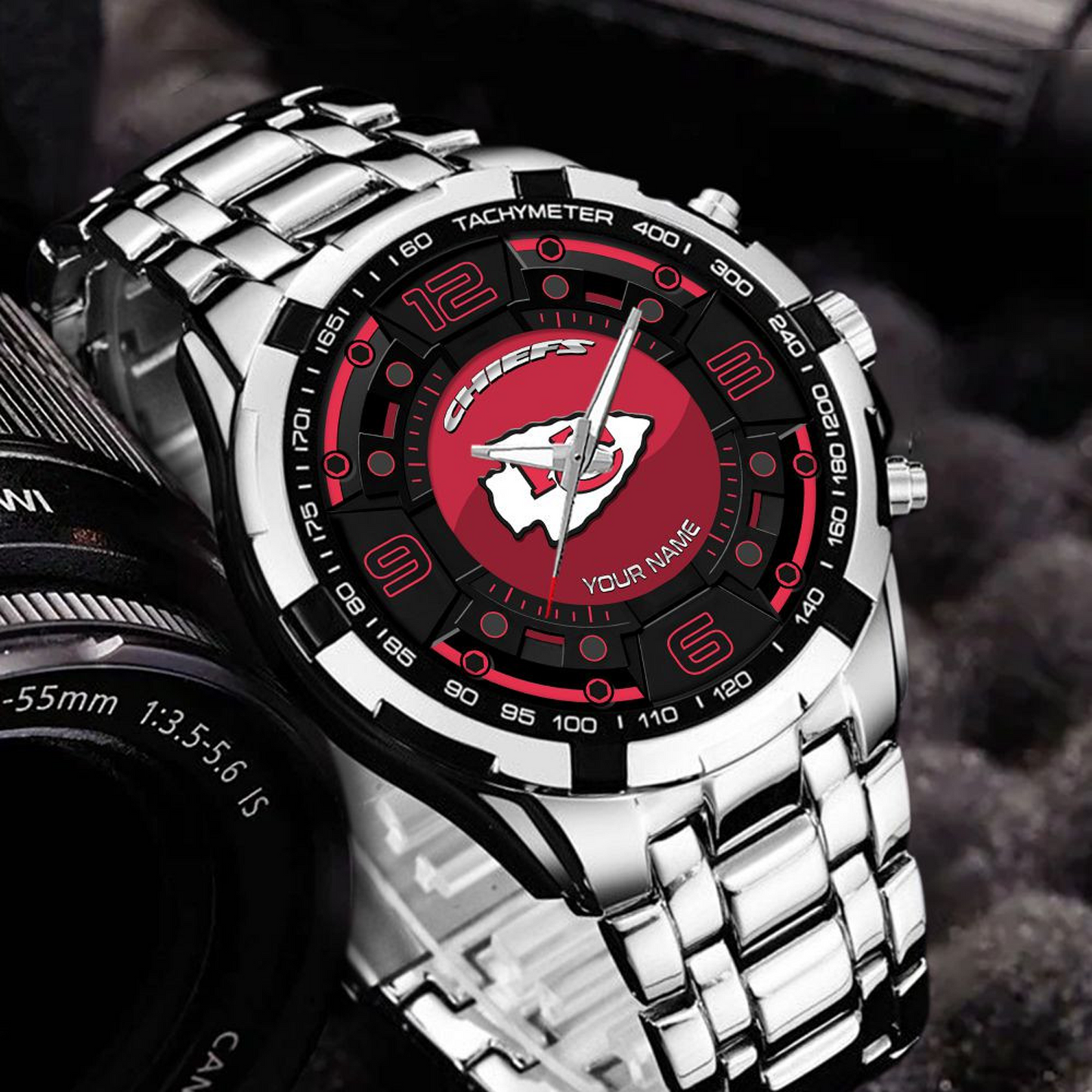 KC x NFL Stainless Steel Watch DatND DVT