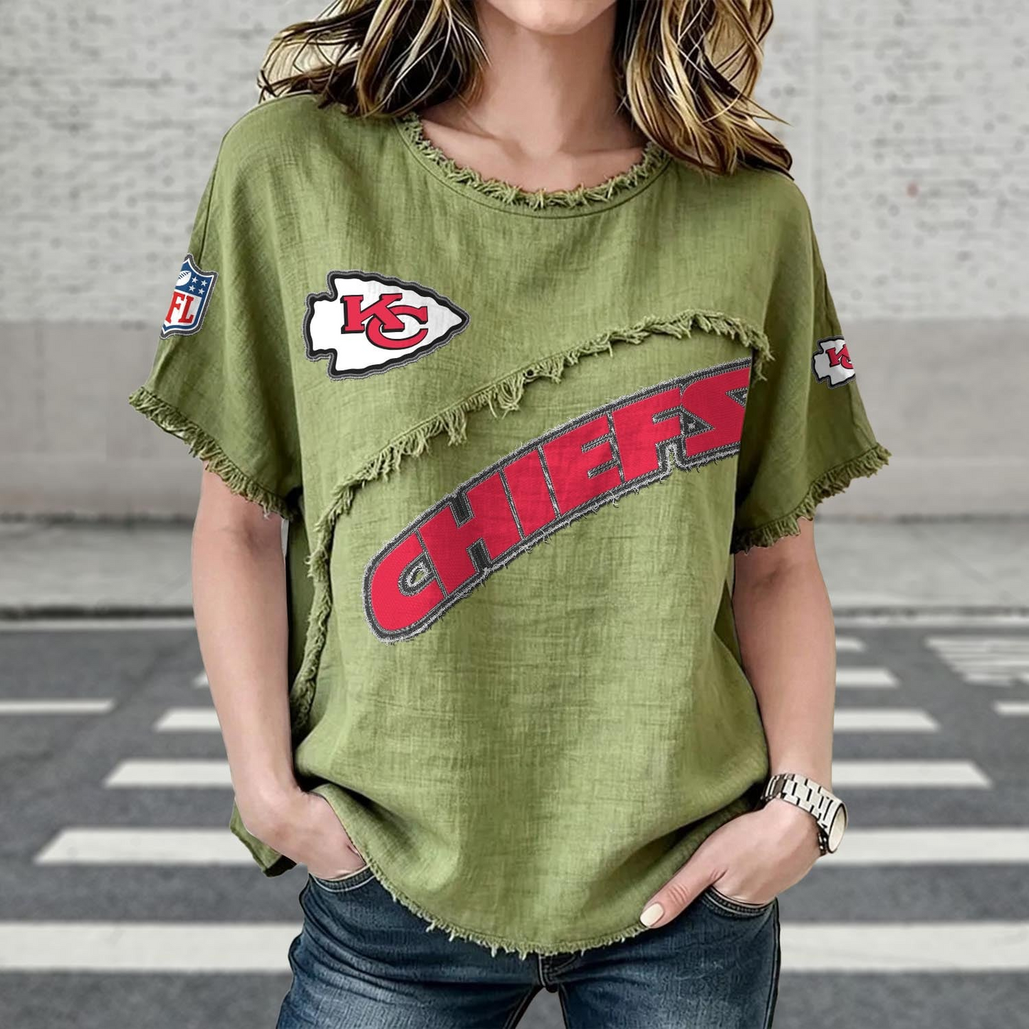 KC x NFL Women’s Vintage O-Neck 2905 DatND DVT