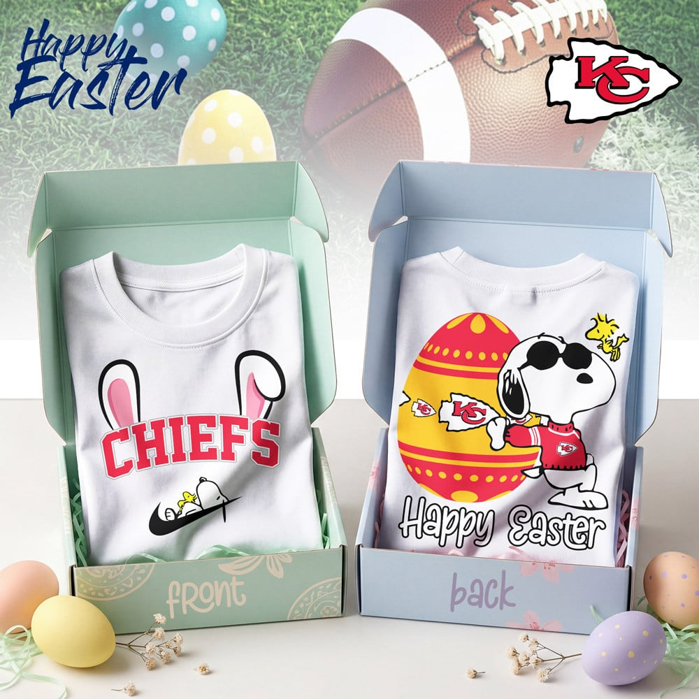 KCC Premium NFL Happy Snoopy Easter T-shirt DDT NTL