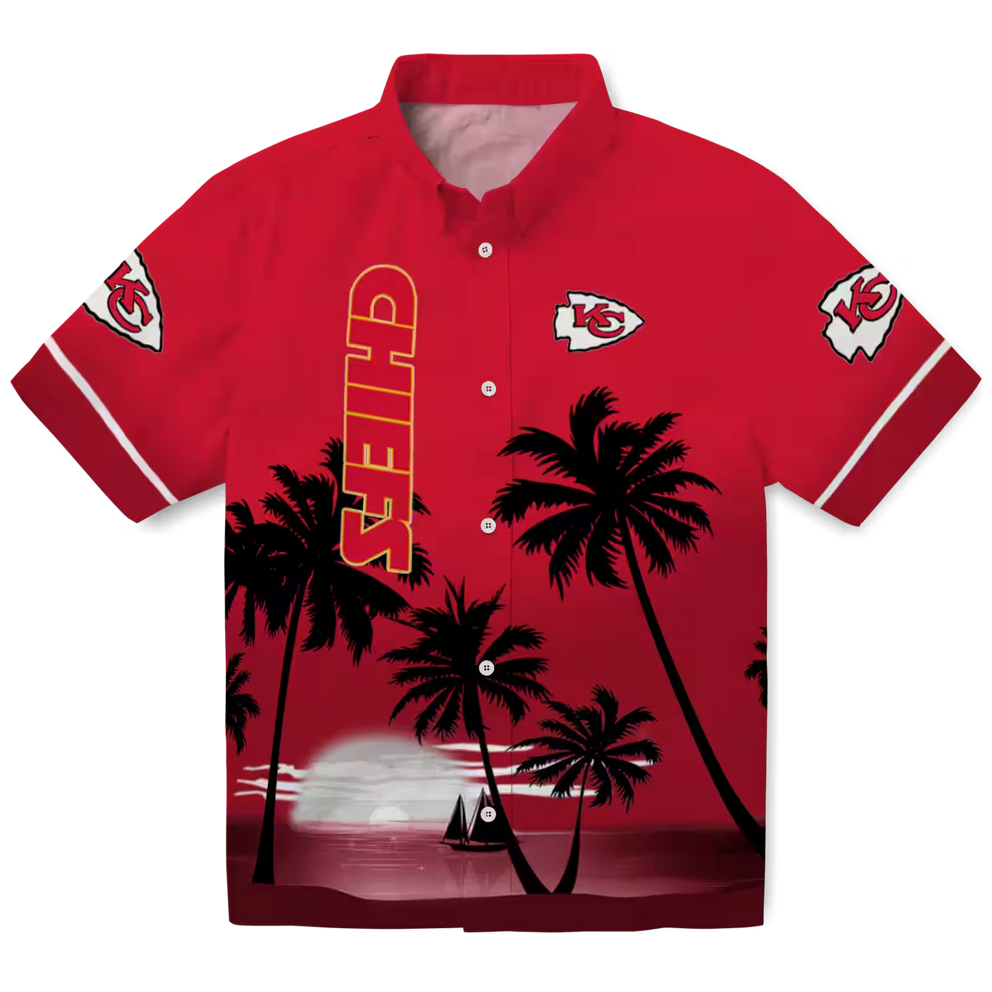 KCC x NFL Hawaiian Shirt – Beach Sunset DATND TANTD 270526