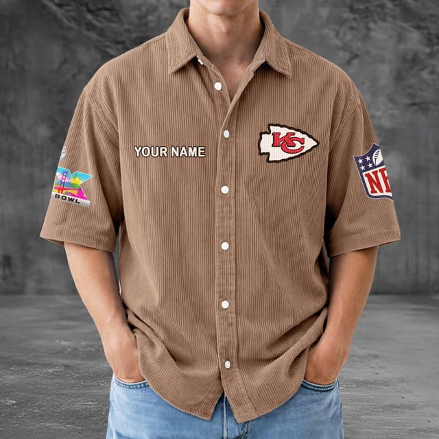 KCC x NFL Men Seersucker Button Shirt DDT NTL