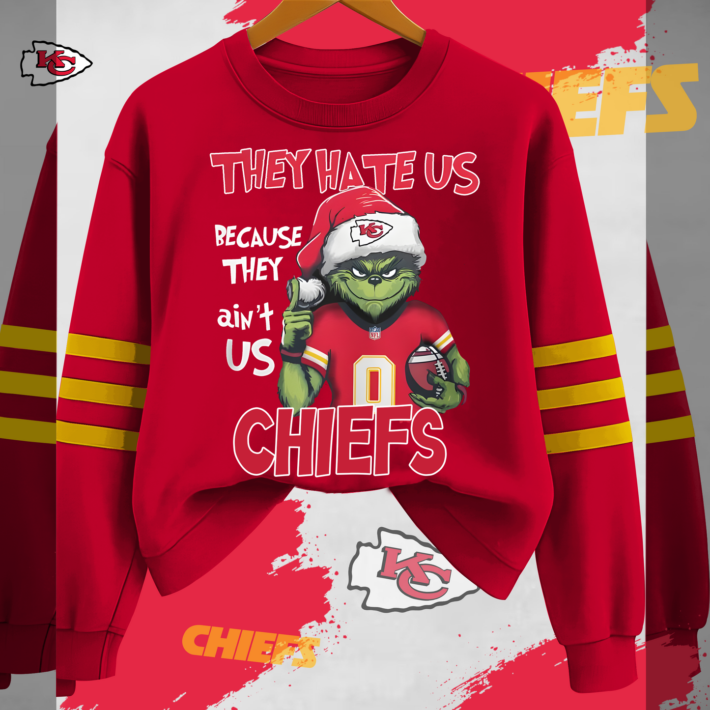 KCC x NFL They Hate Us Sweatshirt DDT  HLPHUONG