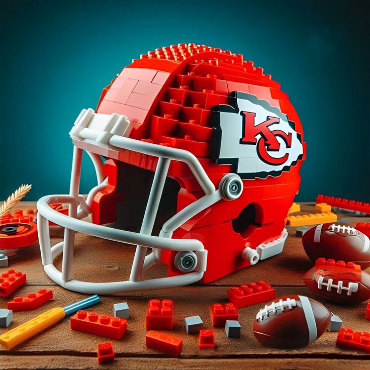 NFL Teams Helmets Armed With LEGO-Like Blocks DDT NTL