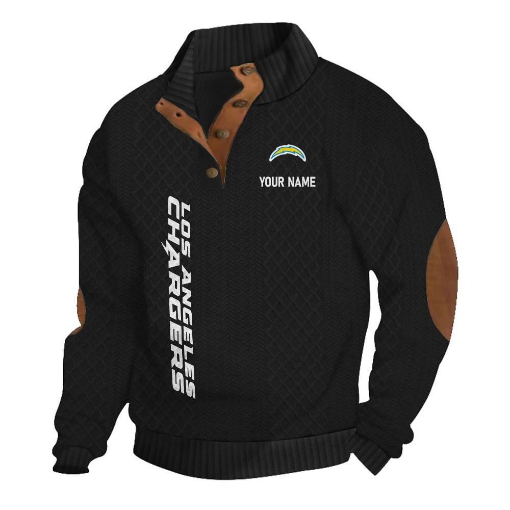 LAC NFL Basic Knitted Stand Collar Sweatshirt DDT CTND