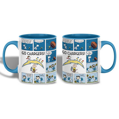 LAC Premium NFL Peanuts Comic Mug DDT  CTND
