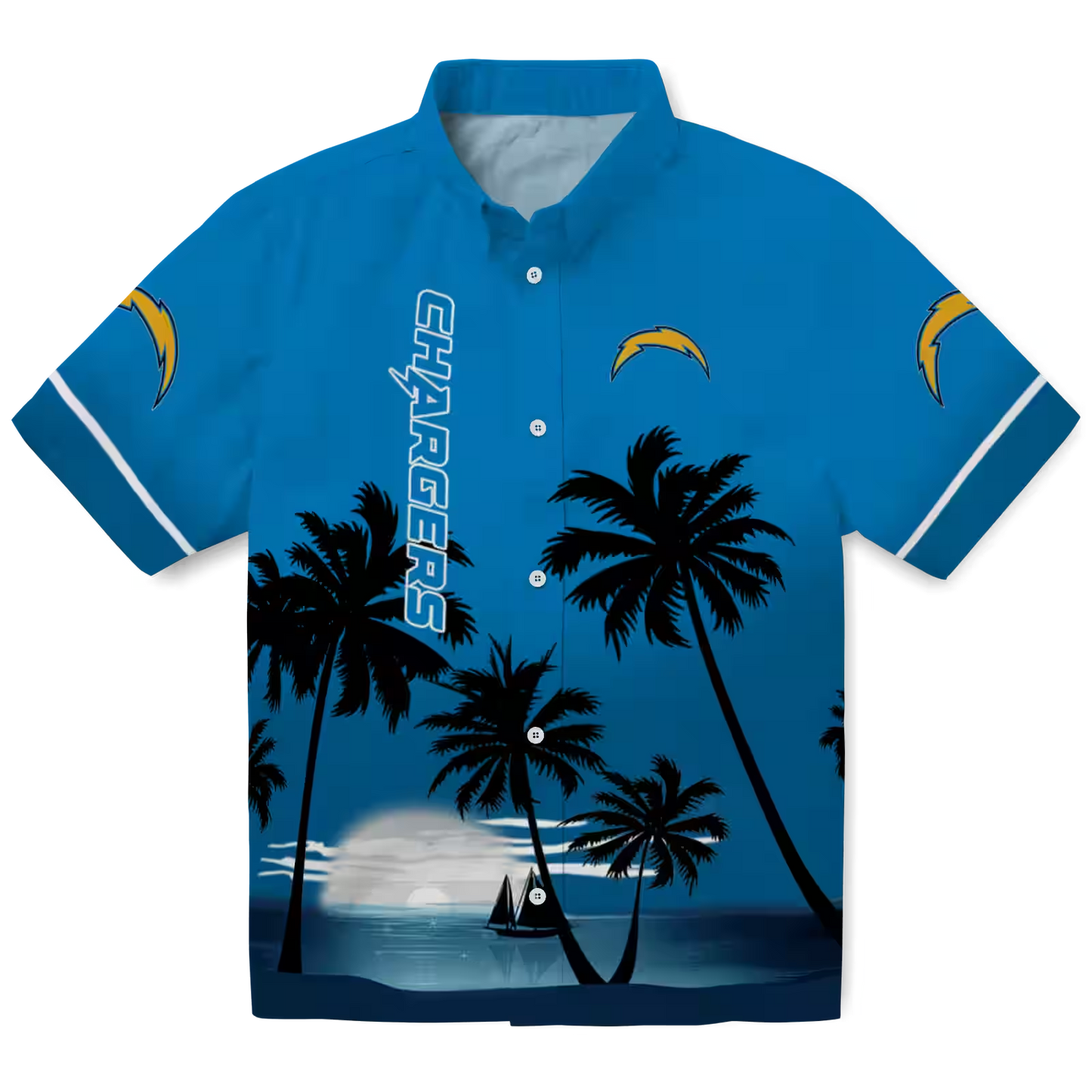 LAC x NFL Hawaiian Shirt – Beach Sunset DATND TANTD 270526