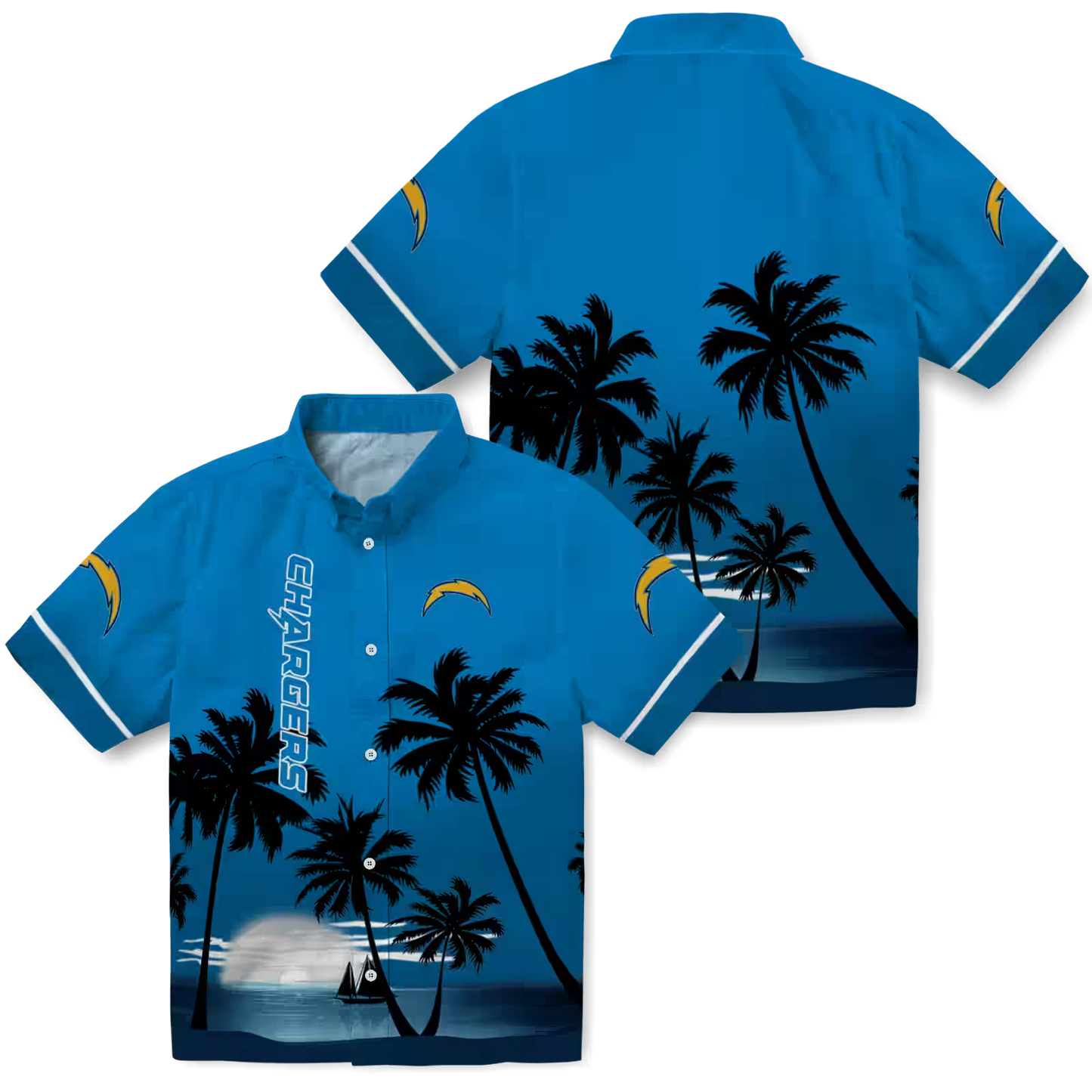LAC x NFL Hawaiian Shirt – Beach Sunset DATND TANTD 270526