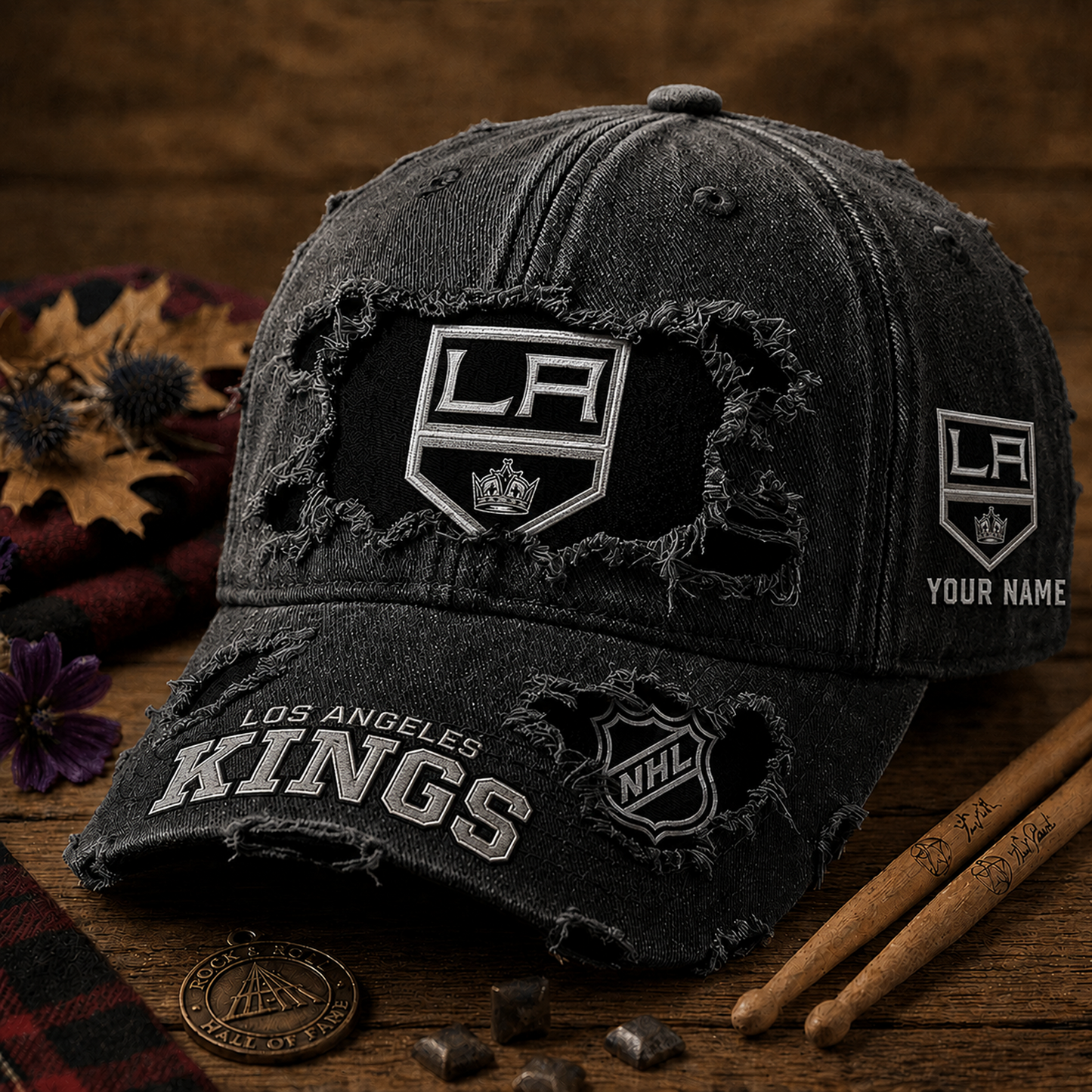 LAK x NHL Denim Washed Cap New Style DATND TANTD 290526