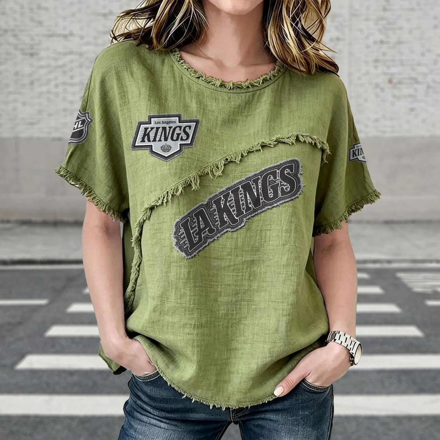 LAK x NHL Women’s Vintage O-Neck 2905 DatND DVT