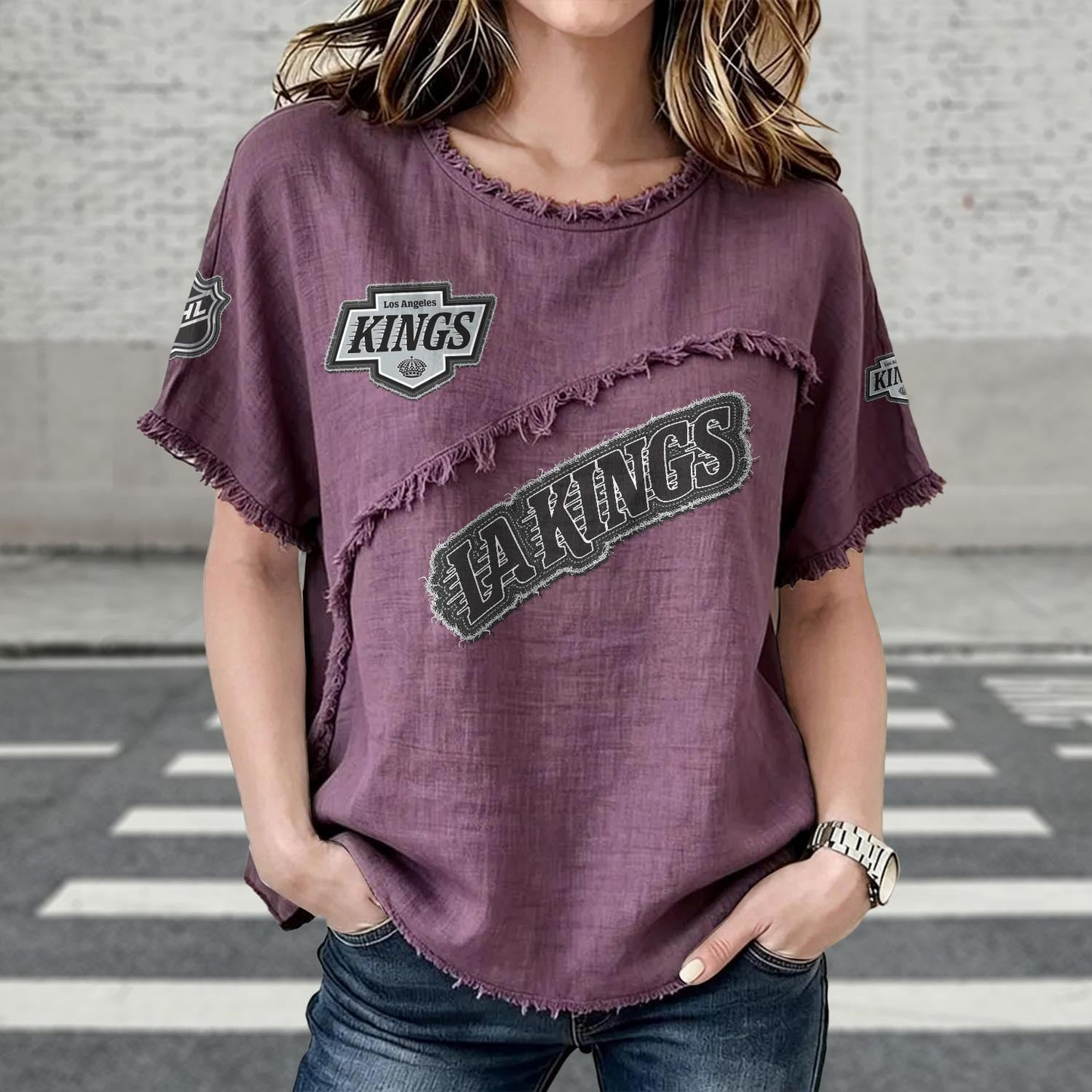LAK x NHL Women’s Vintage O-Neck 2905 DatND DVT