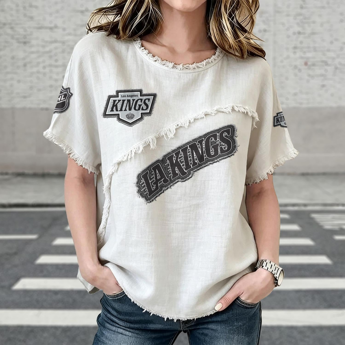 LAK x NHL Women’s Vintage O-Neck 2905 DatND DVT