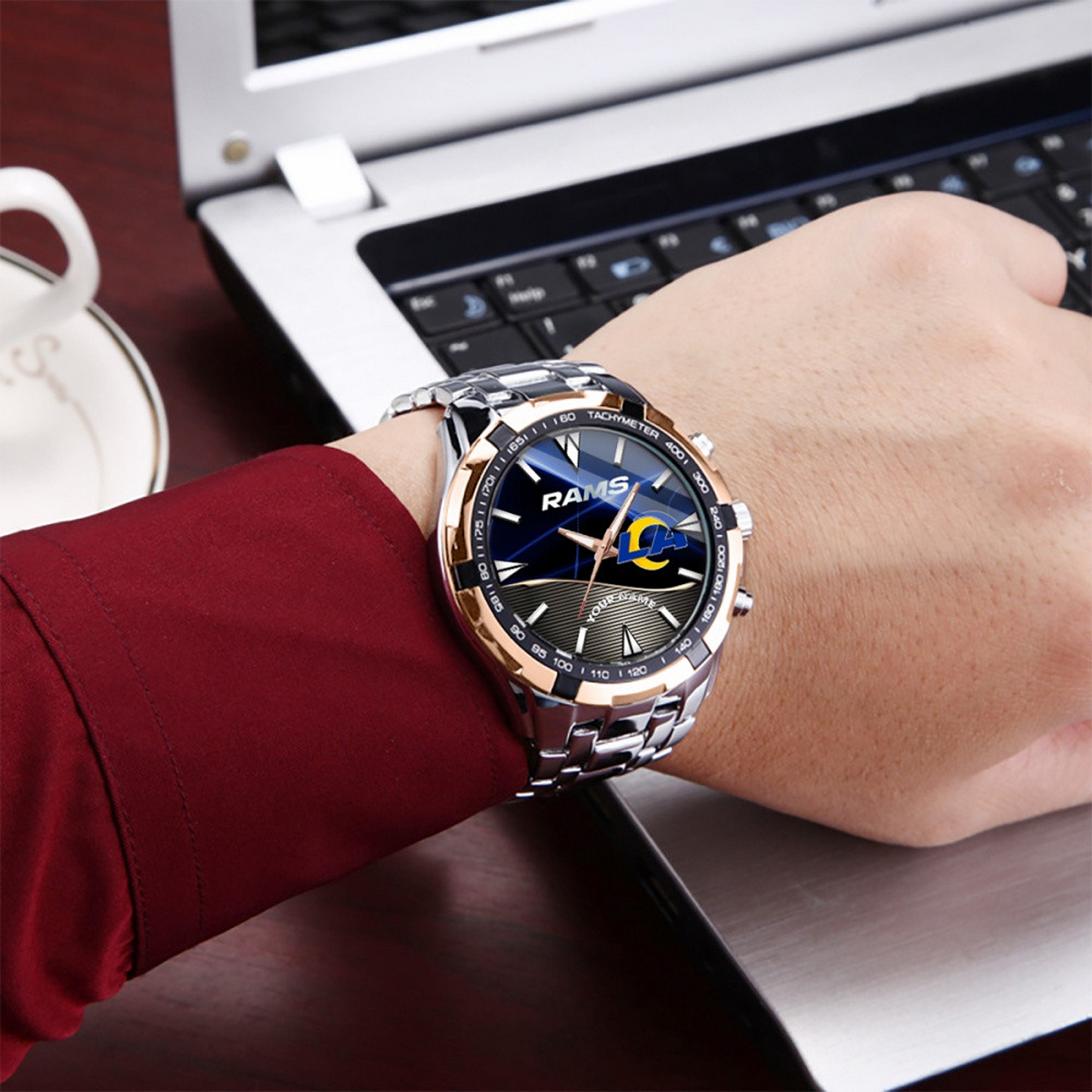 LAR x NFL Luxury Alloy Watch DATND TANTD