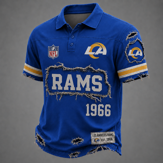 LAR x NFL Luxury Classic Polo shirt 0506 DatND DVT