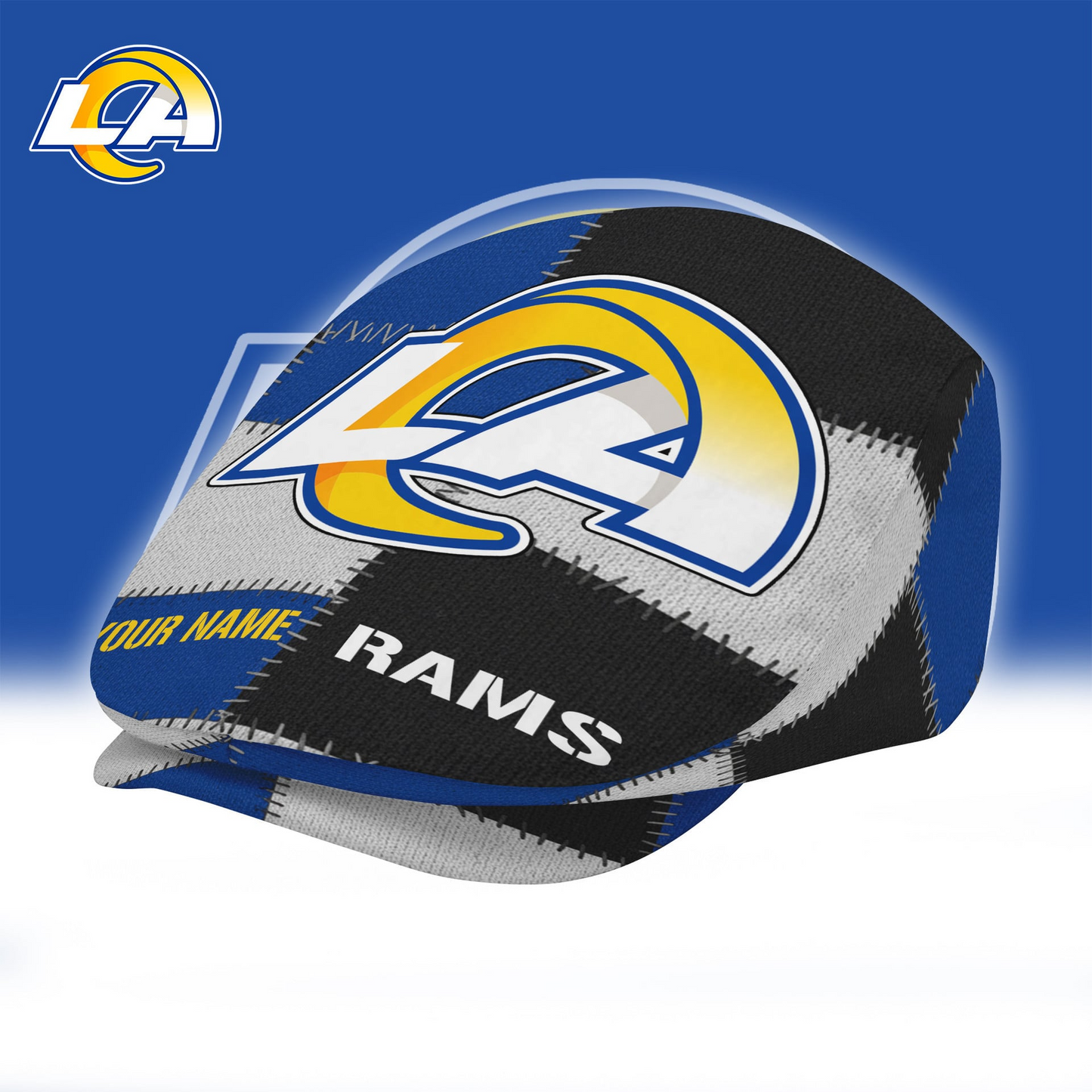 LAR x NFL Personalized Premium Jeff Cap DDT CTND