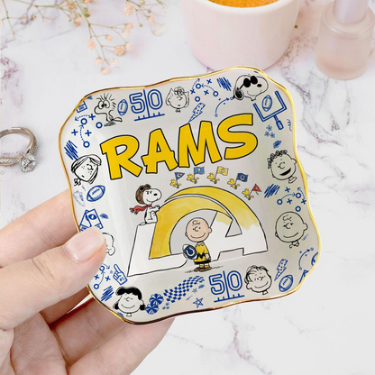 LAR x NFL Premium NFL Snoopy Jewelry Dish 0406 DatND DVT