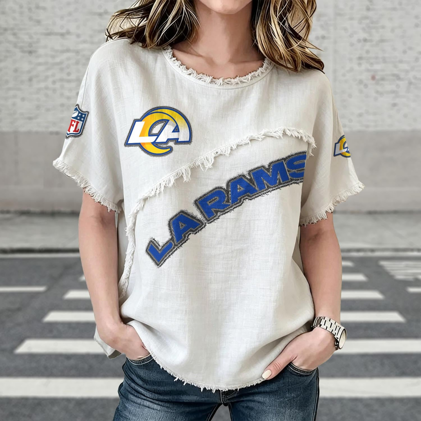LAR x NFL Women’s Vintage O-Neck 2905 DatND DVT