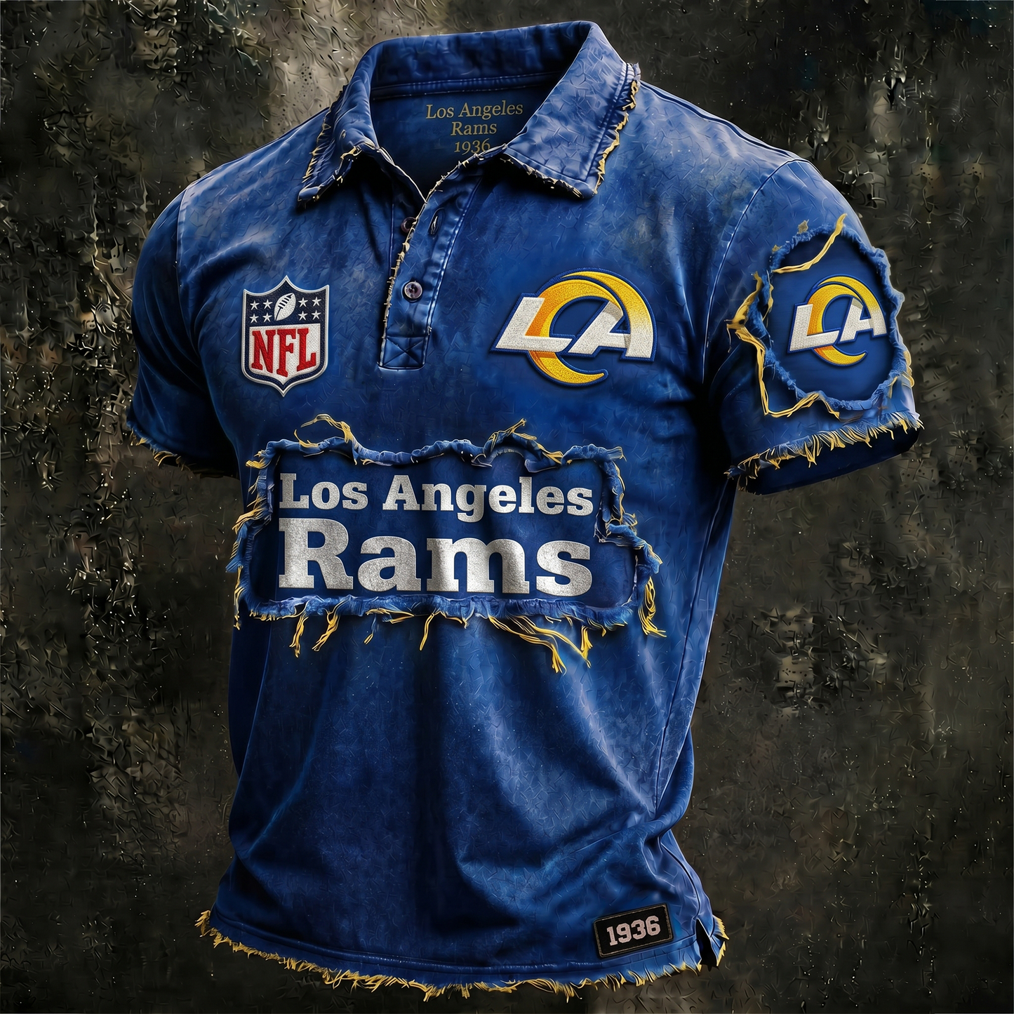 LAR_NFL PREMIUM POLO SHIRT 1805 NAK TTT