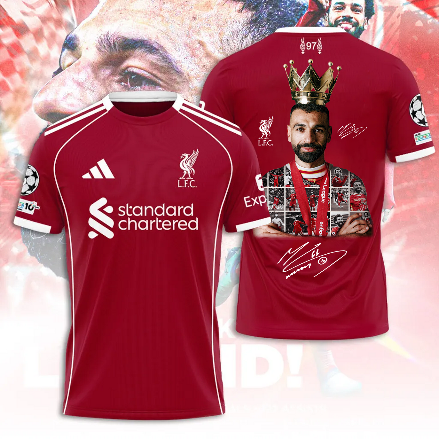 M.Salah 11 x LIV Premium 3D Shirt 2805 V2 DatND DVT