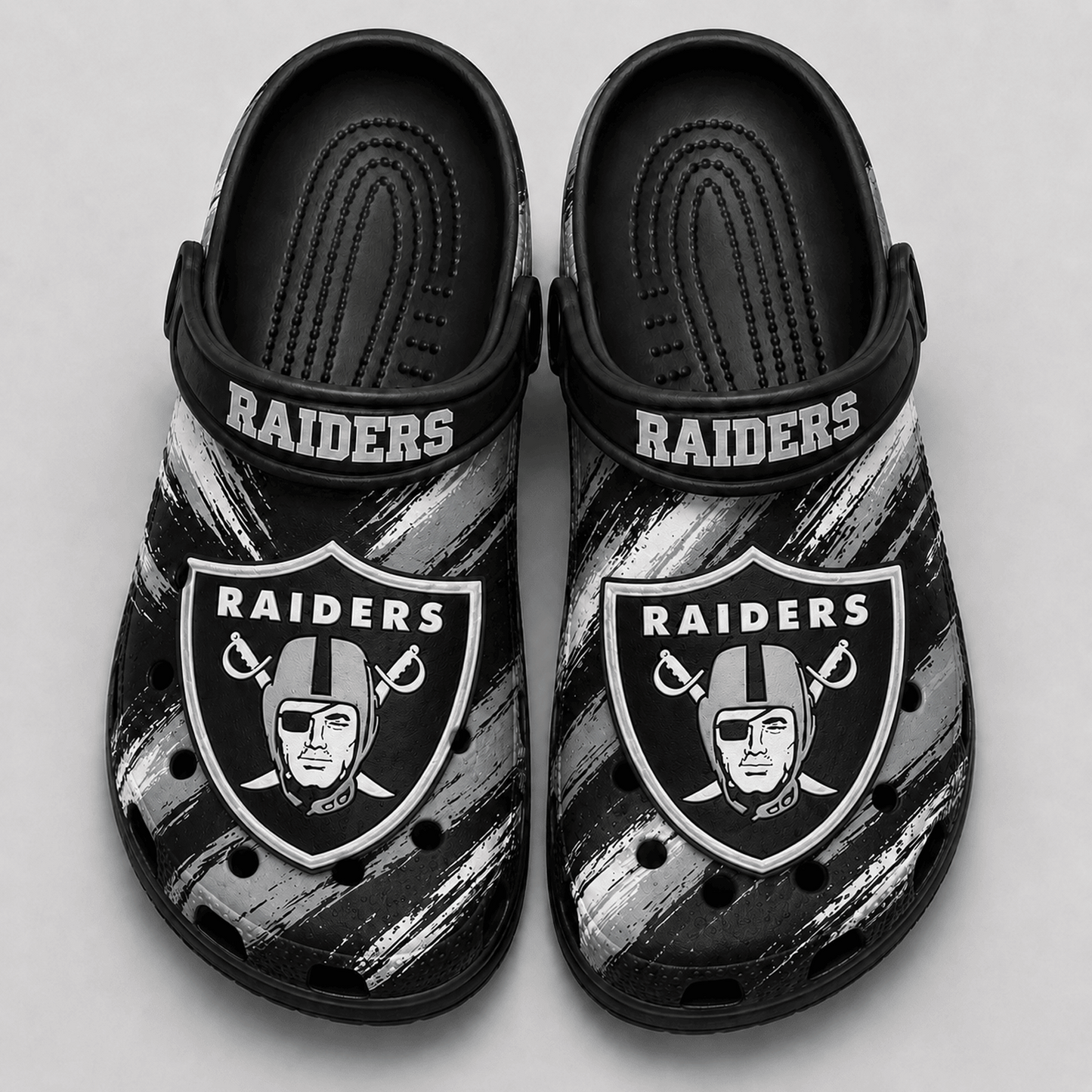 LV Premium NFL Game Day Football Fan Sport Clogs Crocs Abstract Scratch 1706