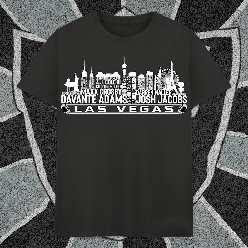 LVR Football Greatest Of All Time Team Legends, City Skyline Shirt DDT CTND
