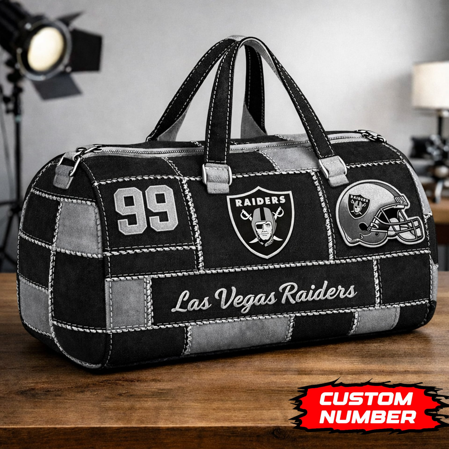 LVR Premium NFL Game Day Quilted Duffle Bag DDT NTL