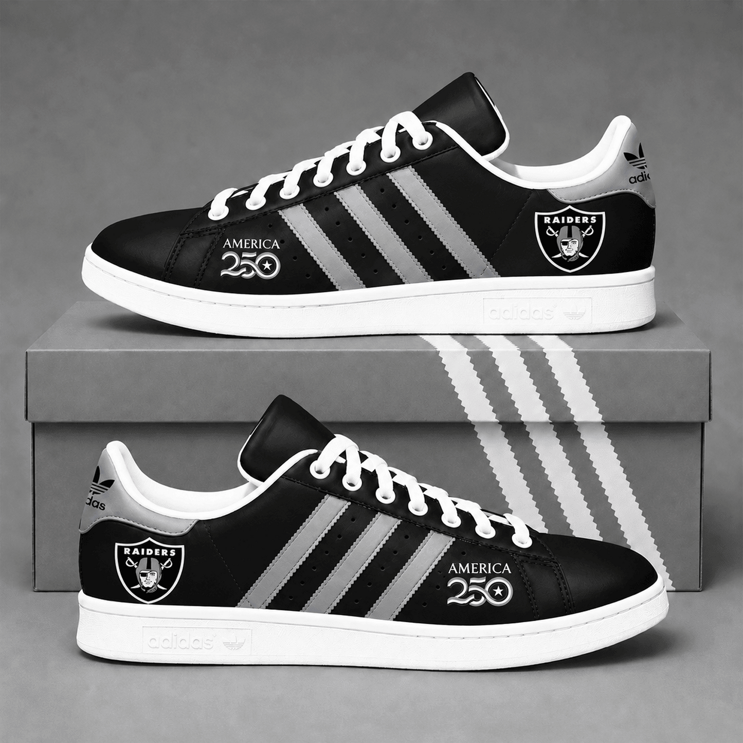 LVR x NFL Premium America 250 Team Pride Superstar Sneakers   150626