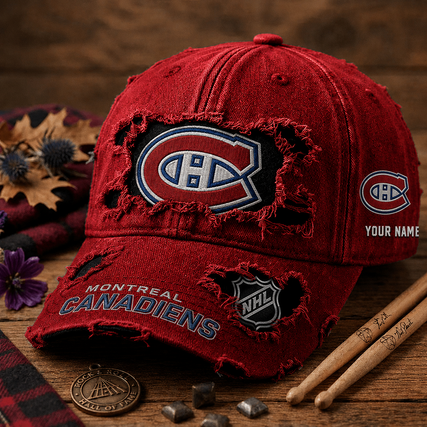 MC x NHL Denim Washed Cap New Style DATND TANTD 290526