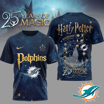 MD Premium NFL Harry Potter 25 Years Of Magic 3D Shirt DDT CTND