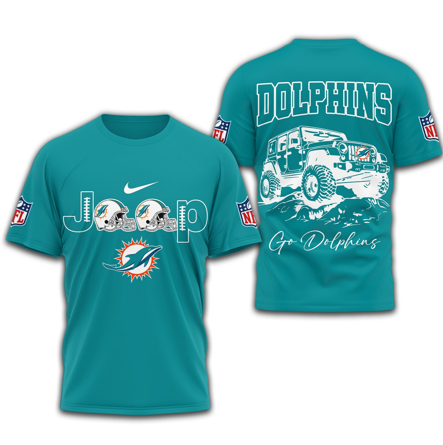 MD Premium NFL Jeep 3D Shirt DDT NTL