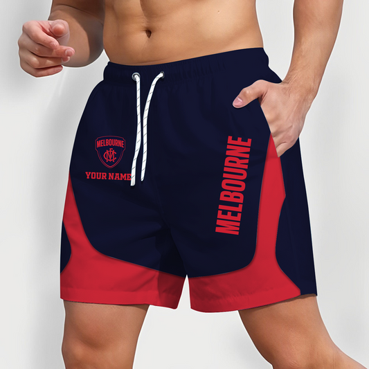 MEL x AFL Team Special Short Pants For Men Custom Name Gifts DATND TANTD 070426