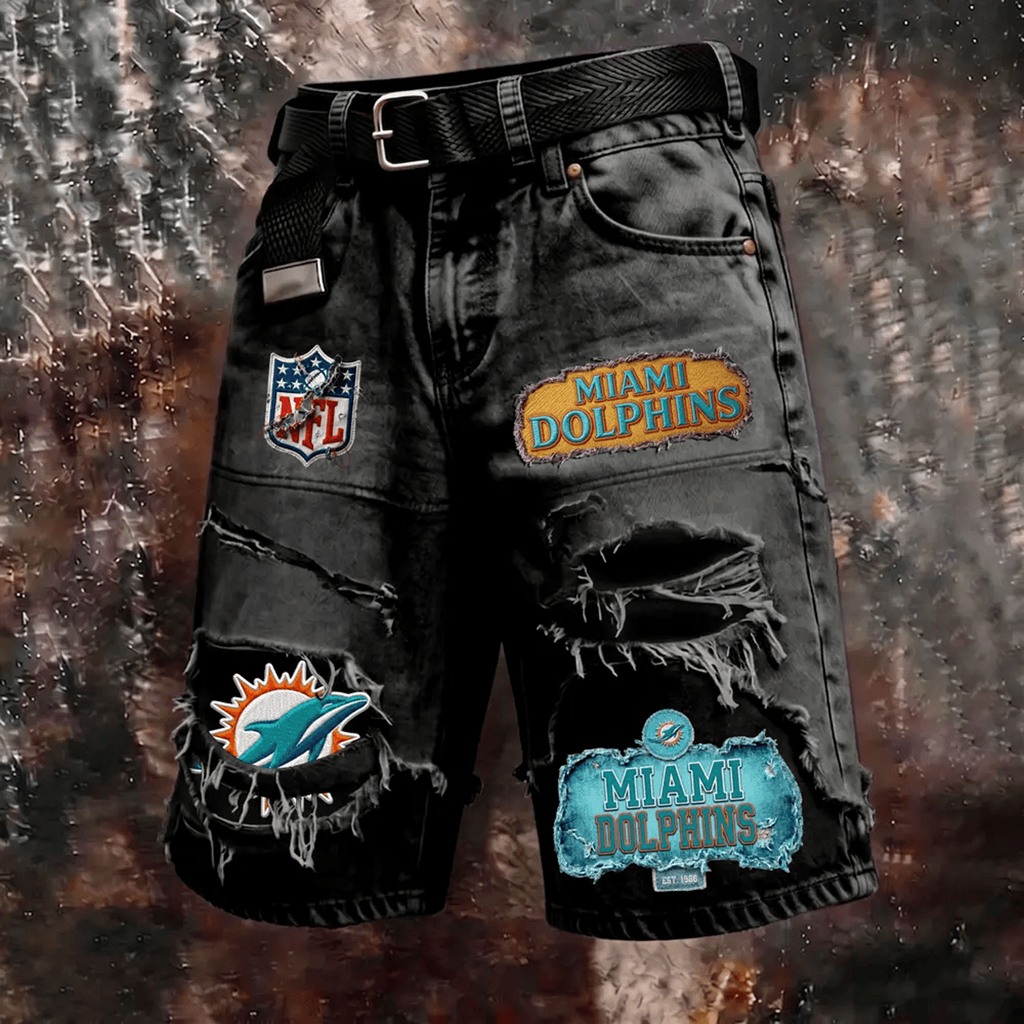 MIA x NFL New Cargo Shorts V1 DATND TANTD 080626