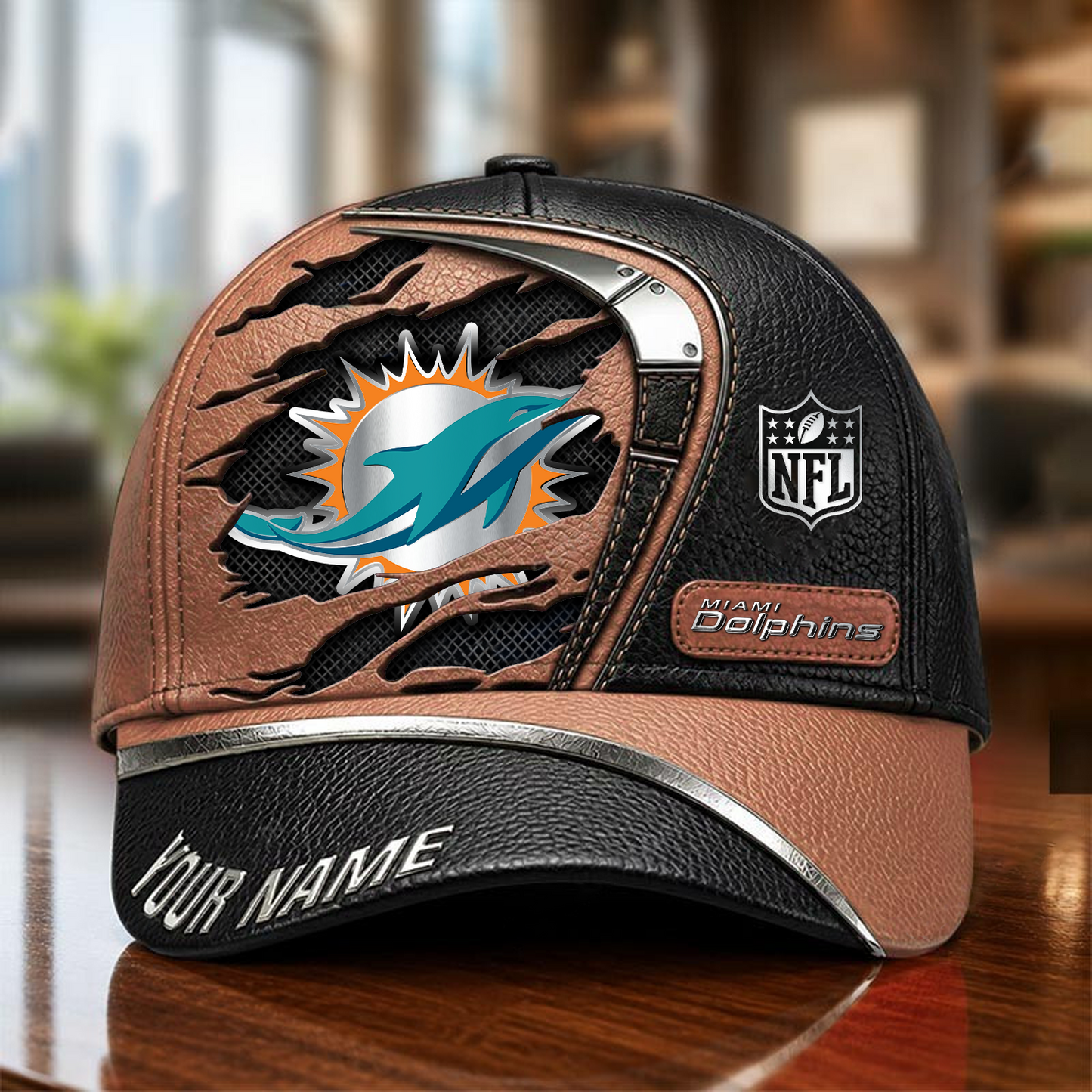 MIA x NFL Premium Multicolor 3D Cap 200626