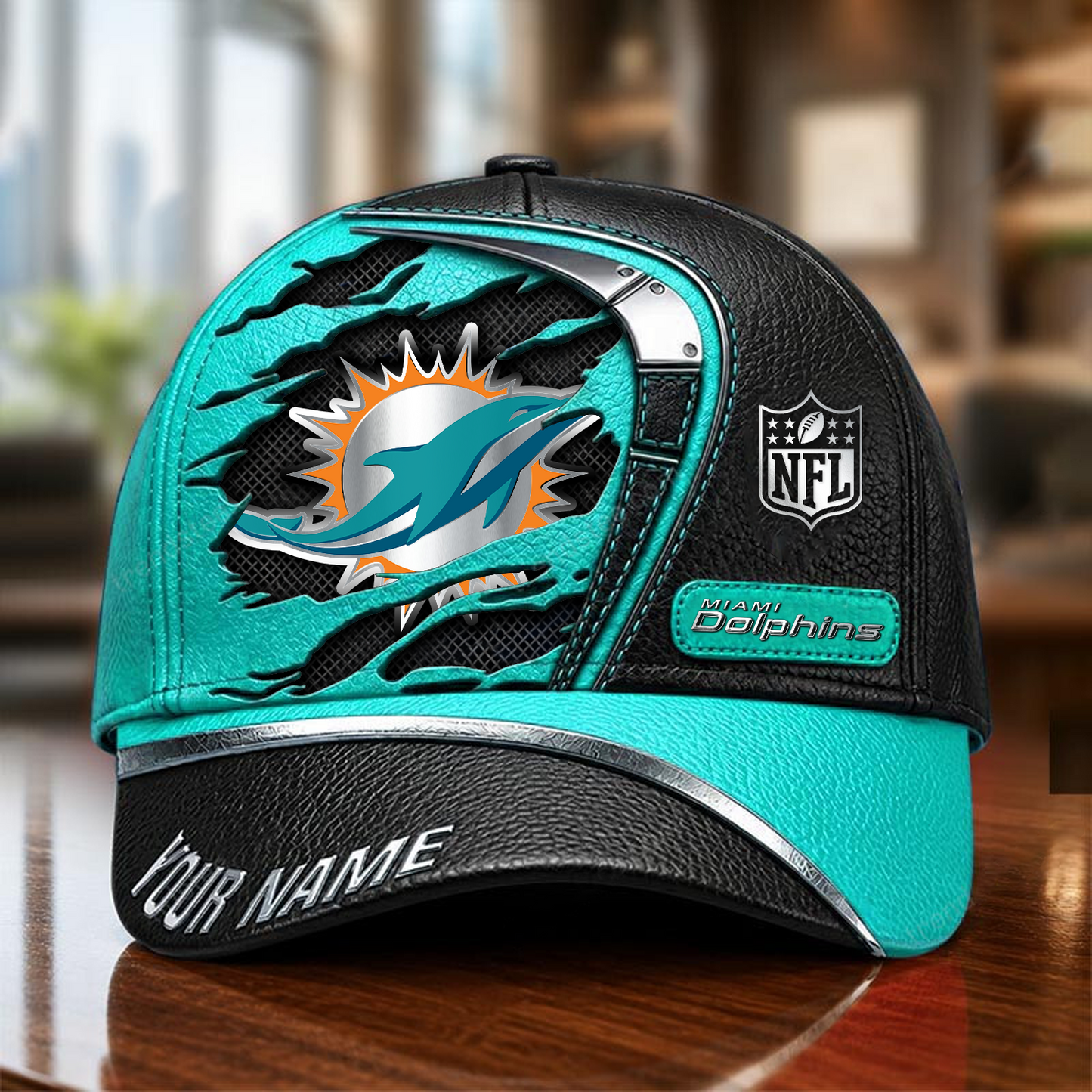 MIA x NFL Premium Multicolor 3D Cap 200626