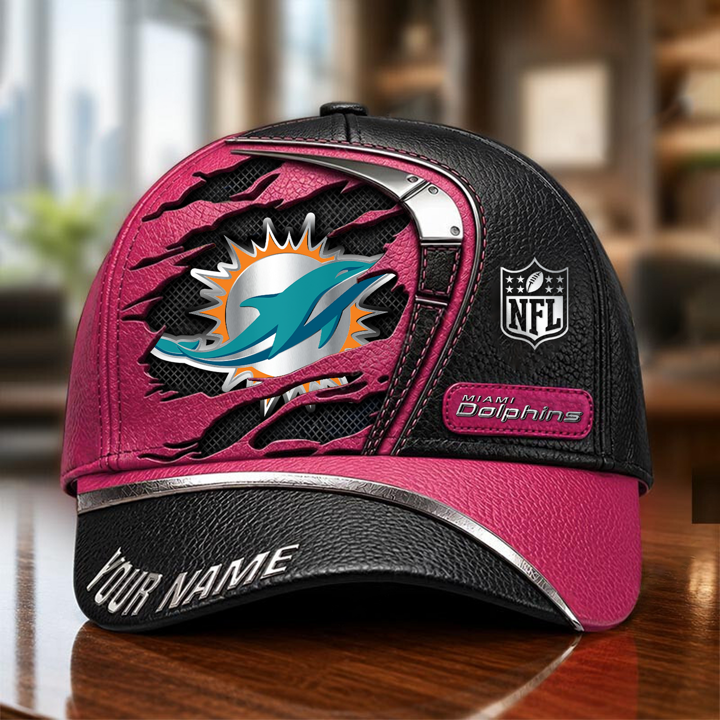 MIA x NFL Premium Multicolor 3D Cap 200626